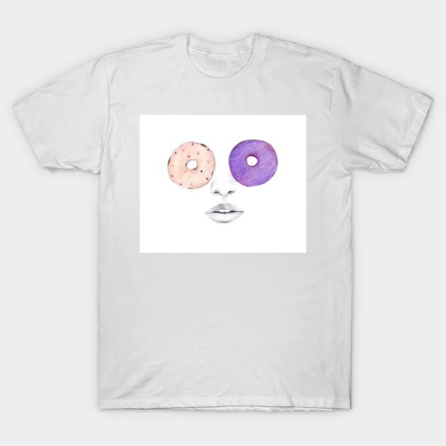 Donut Eyes T-Shirt by troman479